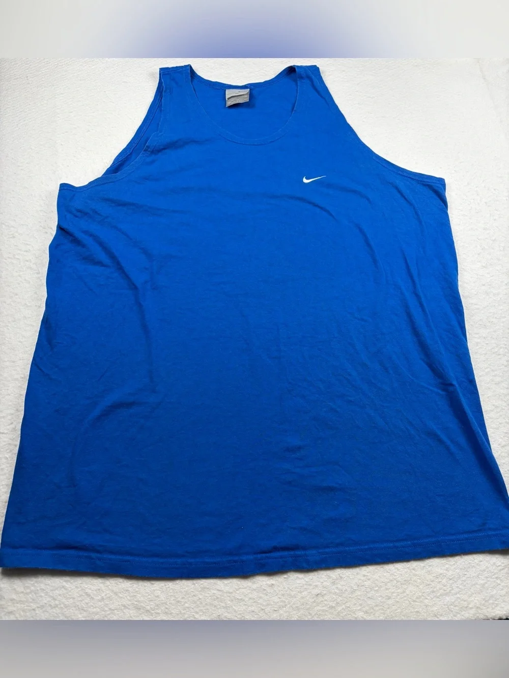 Nike | Royal Blue | Y2K Tank with Silver Tag | XL Made‎ in USA